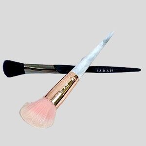 NWP FARAH 160F complexion blender and midnight 218M contour brush set